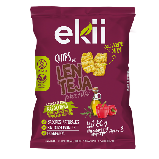 CHIPS SABOR NAPOLITANO X 12 (80g)